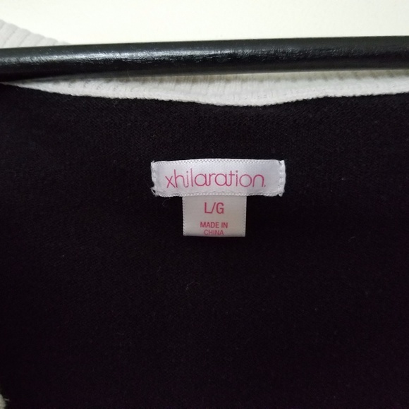 Contrast-Trim Xhilaration Button Down Cardigan - Picture 2 of 3